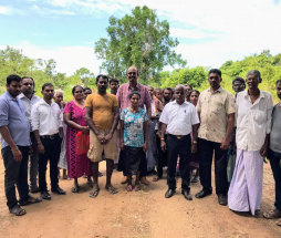 Treasurer Of IMHO Met With The Resettled Families In Kancharamoddai.