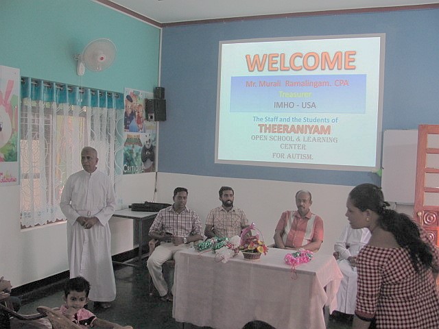 Visit Of Mr. Murali Ramalingam, CPA (IMHO-USA) To Batticaloa Autism Center