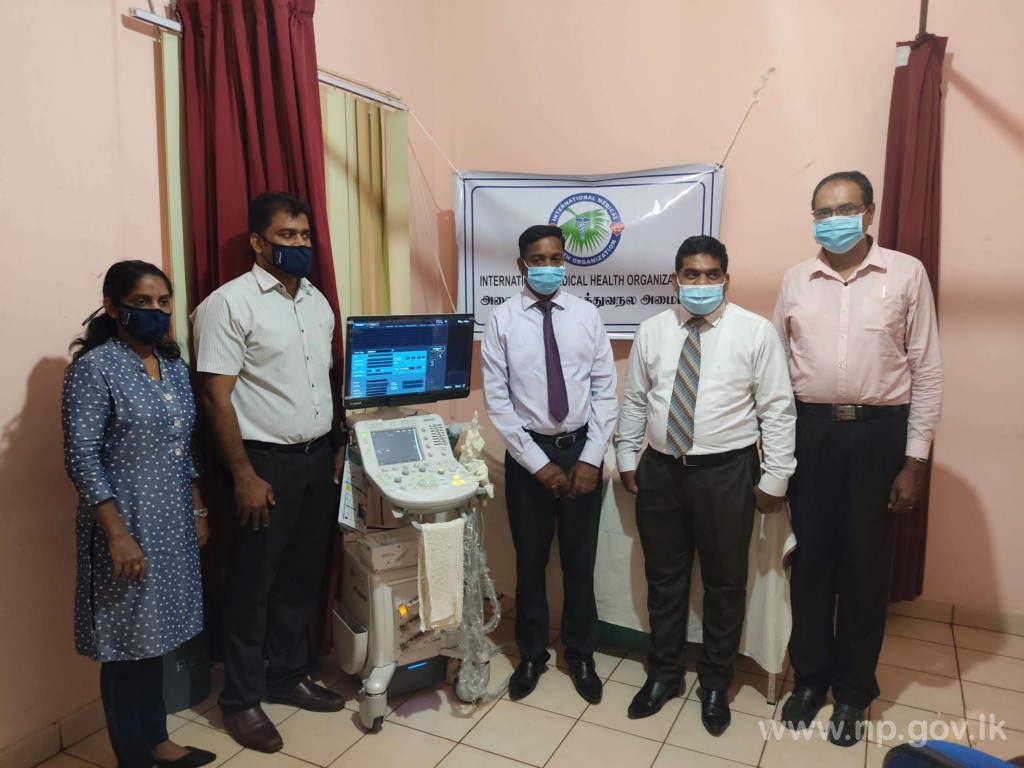 Distribution of New Ultrasound Scanner to Mullaitivu District Hospital