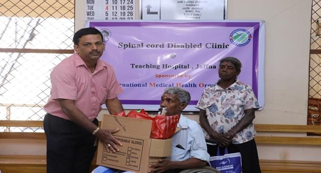 IMHO Sponsored Mobile Health clinic to Spinal Cord Disabled at the Jaffna Teaching Hospital, February 2020