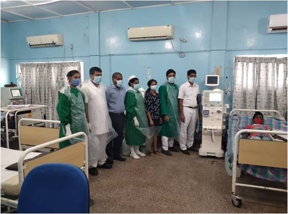 Three Dialysis Machines provided to the hospitals in Northern Province, May 2020